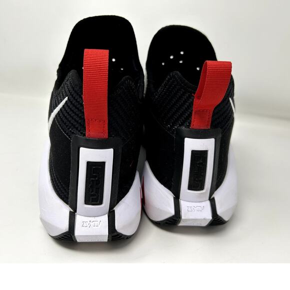 Nike Men\'s LeBron Soldier 14 Basketball Shoes Black White Red CK6024-002 Sz 10.5